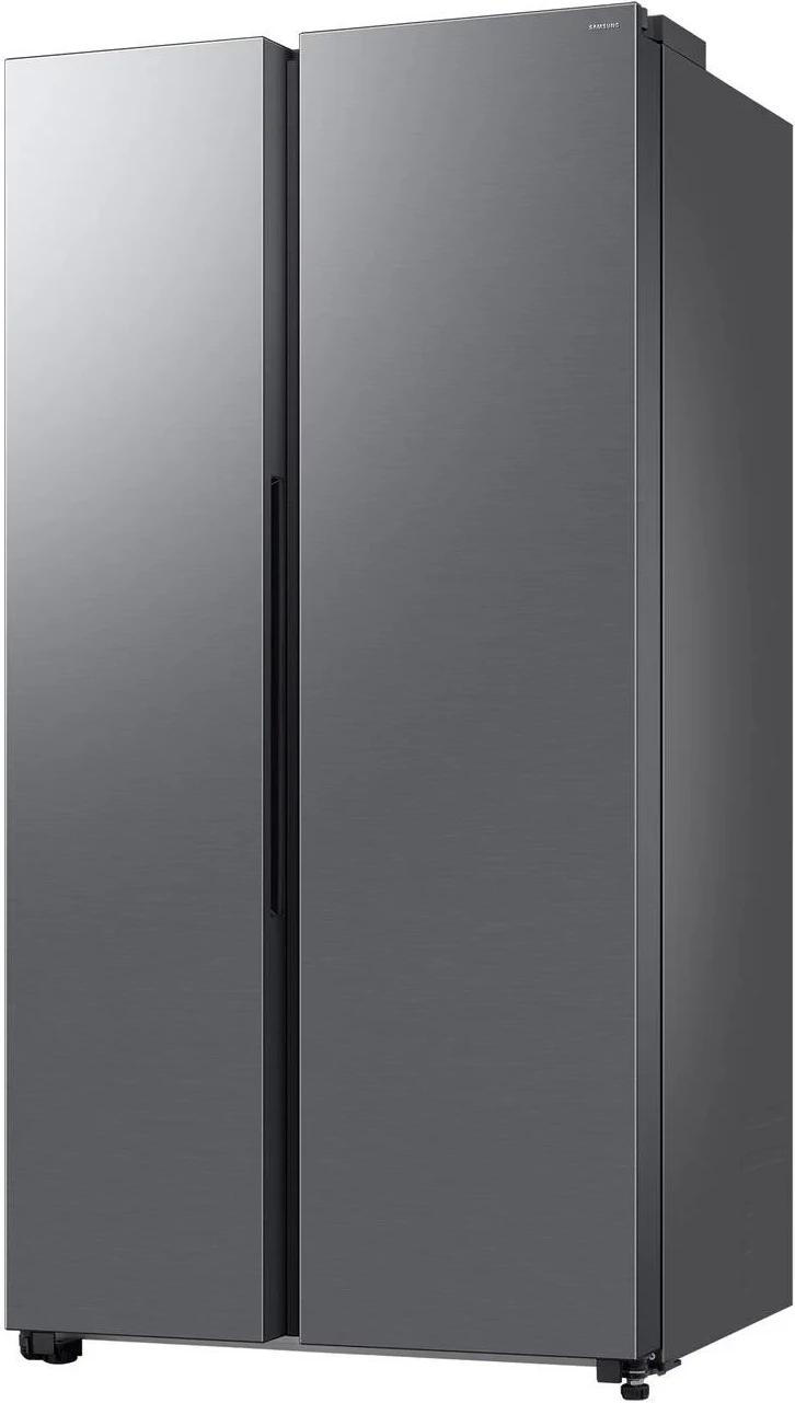 Frigorifer Side by Side Samsung RS70F65QETEO 659 L, AI Energy Mode, Mono Cooling, Wi‑Fi SmartThings, klasa energjike E, 36 dBA, argjend metalik mat