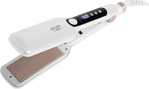 Hekur për drejtim flokësh Adler AD 2325, 7 nivele temperature, E bardhë