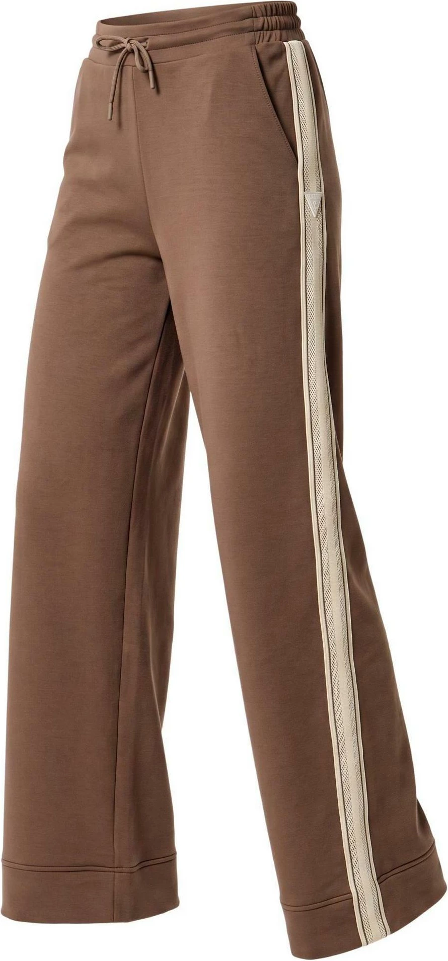 Pantallona sportive për femra Guess Merope Wide Leg V6YB04 K4279, kafe [Madhësia: L]