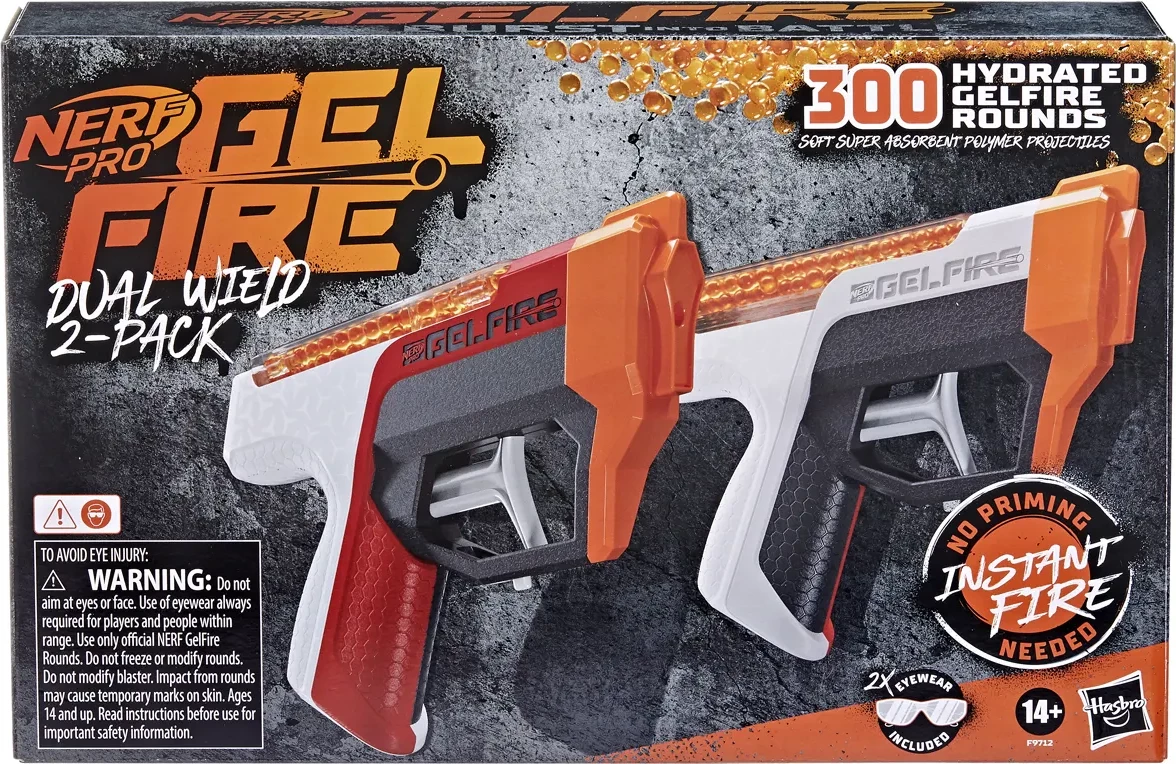 Nerf Pro Gelfire Dual Wield Blasters 2-Pack
