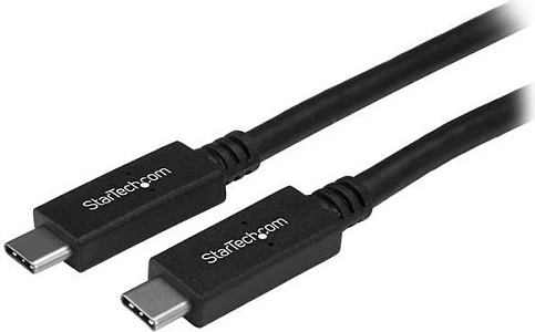 Kabllo USB-C në USB-C StarTech, 1m, USB 3.2 Gen 1 5Gbps, e zezë