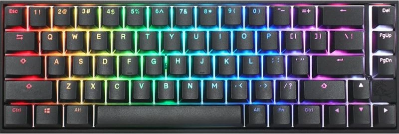 Tastierë mekanike gaming Ducky Mecha Pro SF, gjermane, e zezë