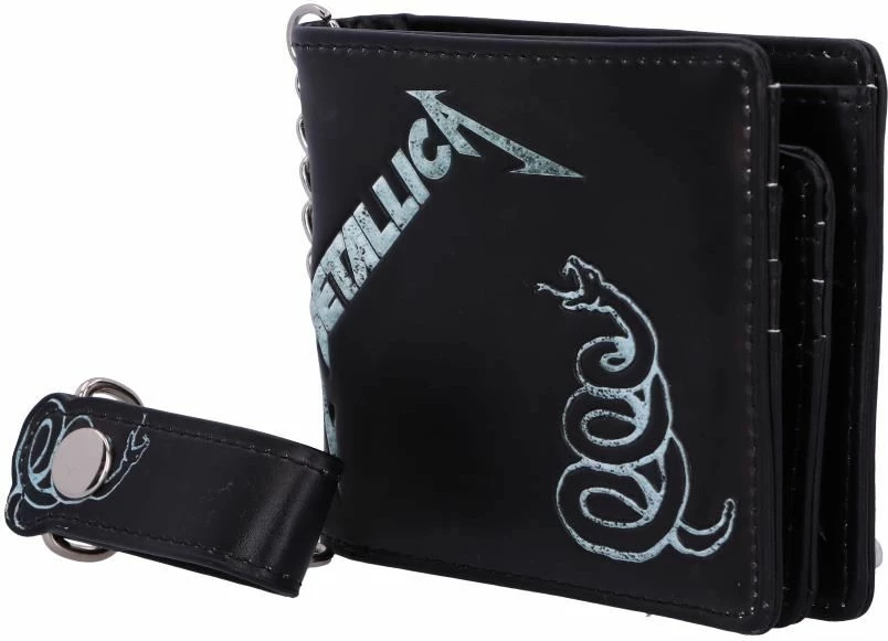 Portofol NEMESIS NOW Metallica Black Album, PU, me zinxhir sigurie, i zi