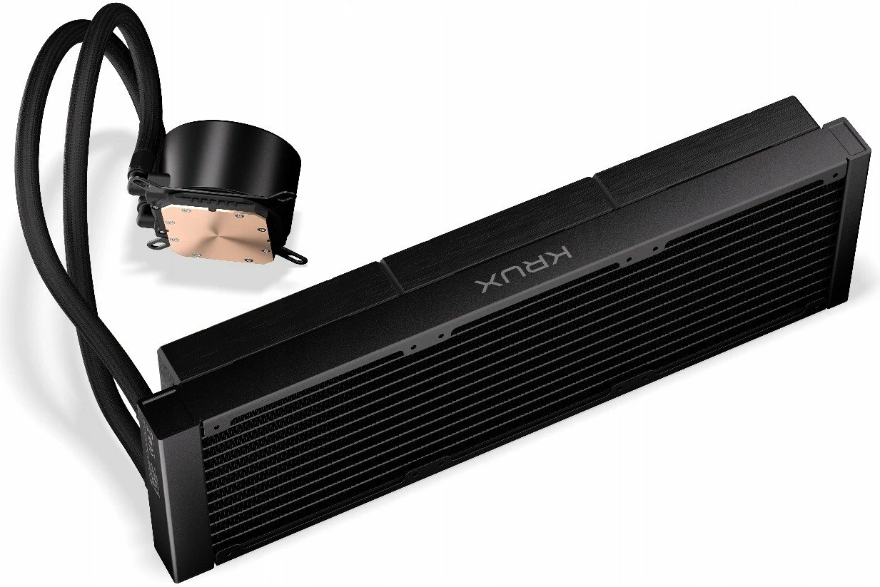 Ftohës me ujë Krux HydroGlance 360 ARGB LCD KRXE004, radiator 360mm, 3x120mm PWM