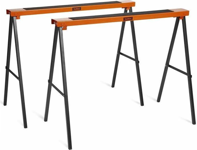 Kavalet pune palosës VONHAUS 3500101, çelik, 99x78x48 cm, set 2 copë, portokalli/zi