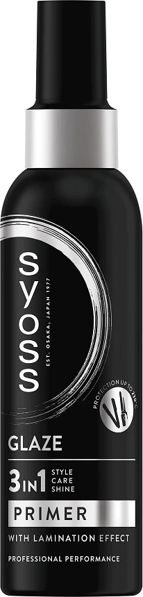 Spray për stilim flokësh Syoss Glaze smoothing 3-in-1 base për femra 150ml