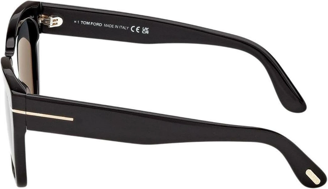 Syze dielli për femra Tom Ford Flynn-02 FT1343 01D, të zeza [Madhësia: 55]