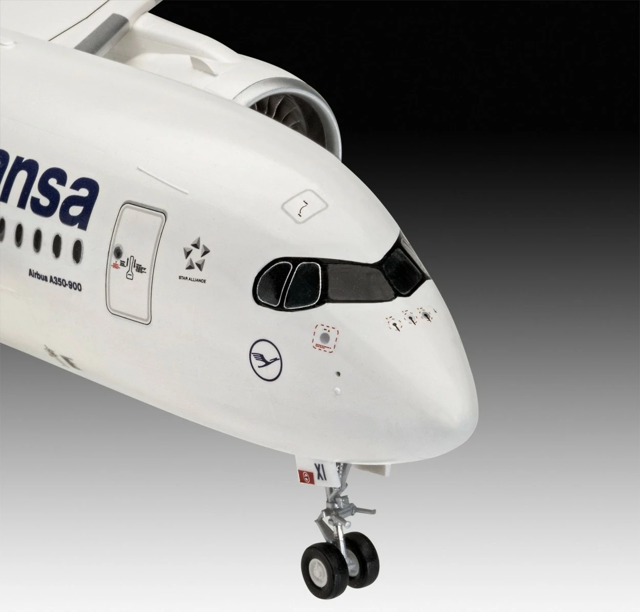 Model plastik avion Revell Airbus A350-900 Lufthansa, 1:144