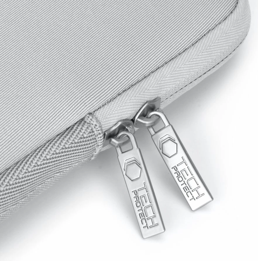 Kasë laptopi Tech-Protect NeoSlim 13-14 inç me çantë aksesorësh, Gri set