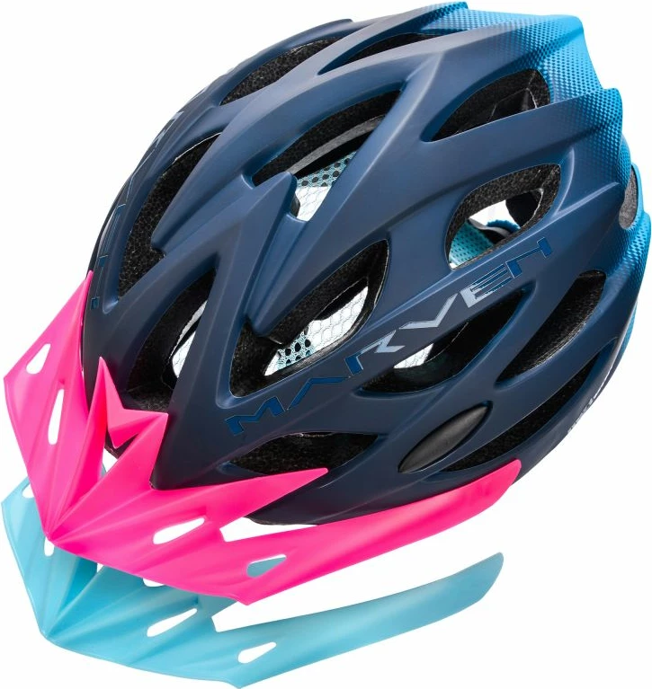 Helmetë biçiklete Meteor Marven 25189, kaltër [Madhësia: Standarde]