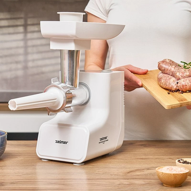 Makinë mishi Zelmer ZMM3512B, 1500 W, Bardhë