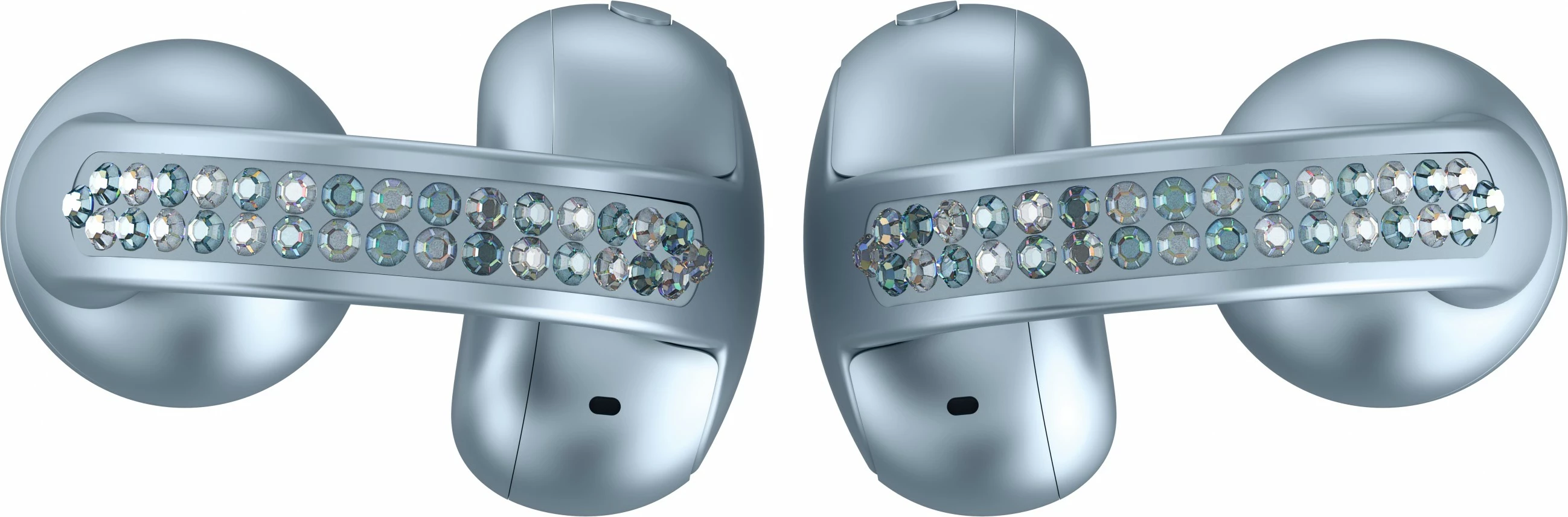 Celular Motorola razr60 + kufje Buds Loop, Swarovski Edition, blu