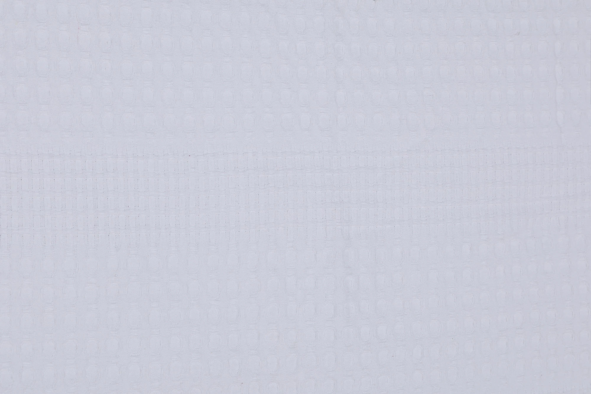 Çarçaf Double Pique, ngjyrë e bardhë, 220x240cm, thekë dore, 100% pambuk