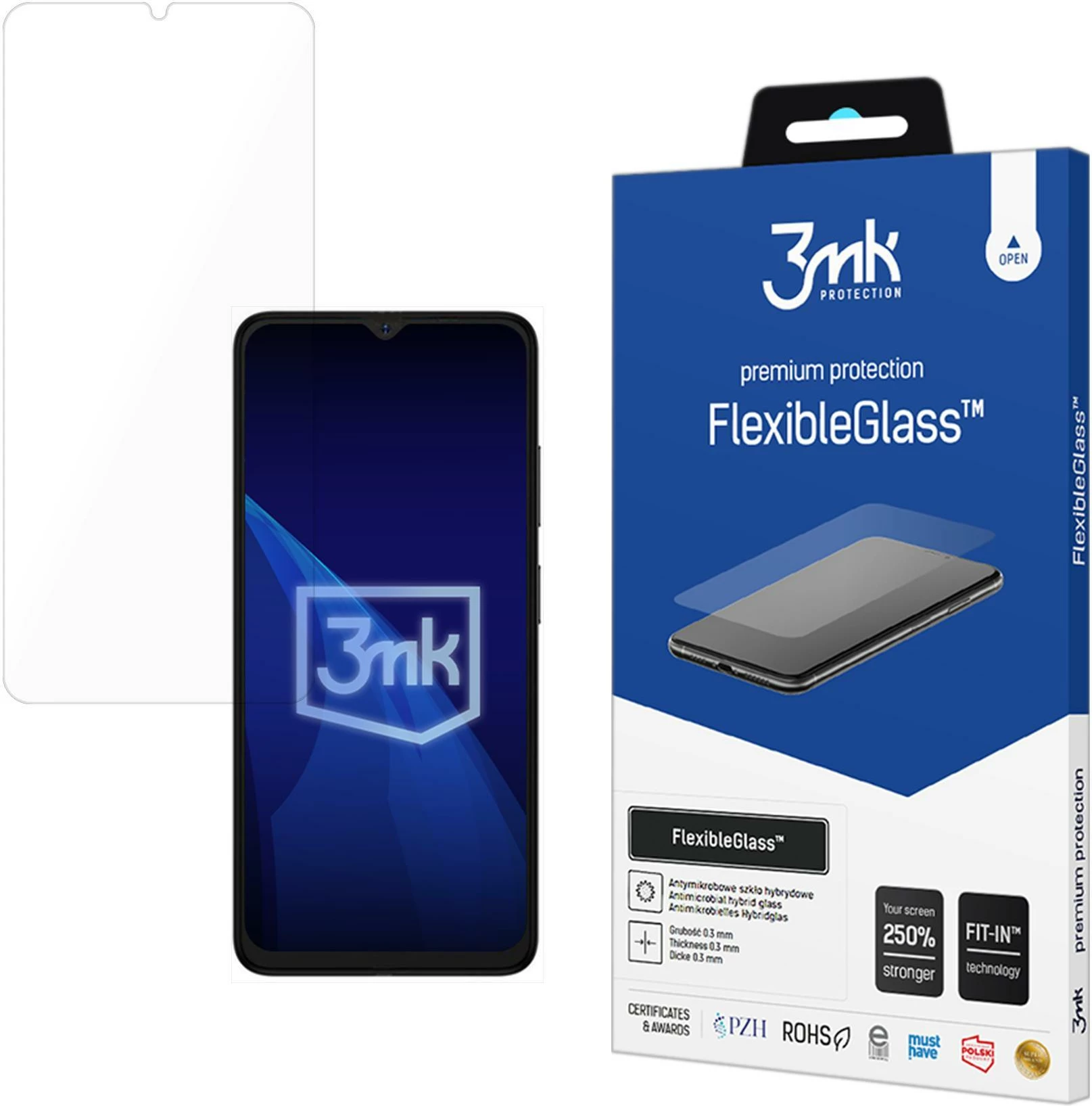 Xham mbrojtës FlexibleGlass 3mk për UleFone Note 21