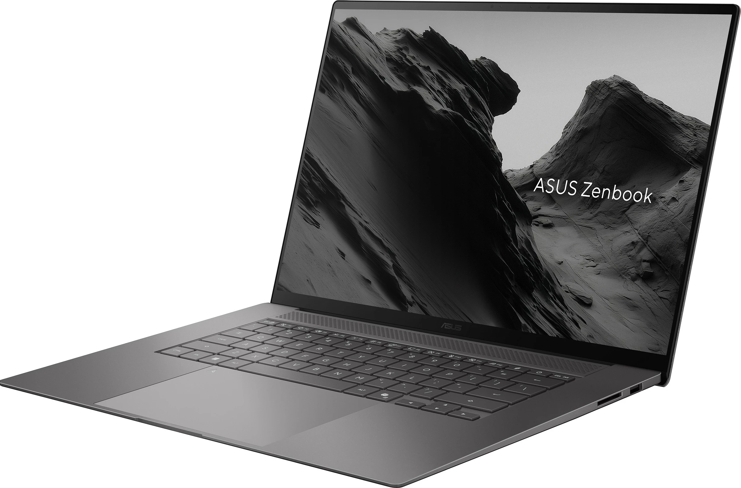 Laptop ASUS Zenbook S16 UM5606GA-DICSR133X, Ryzen 7 AI 445, 32GB RAM Memorje, 1TB SSD, Windows 11 Pro, tastierë AZERTY FR, gri e mbylltë