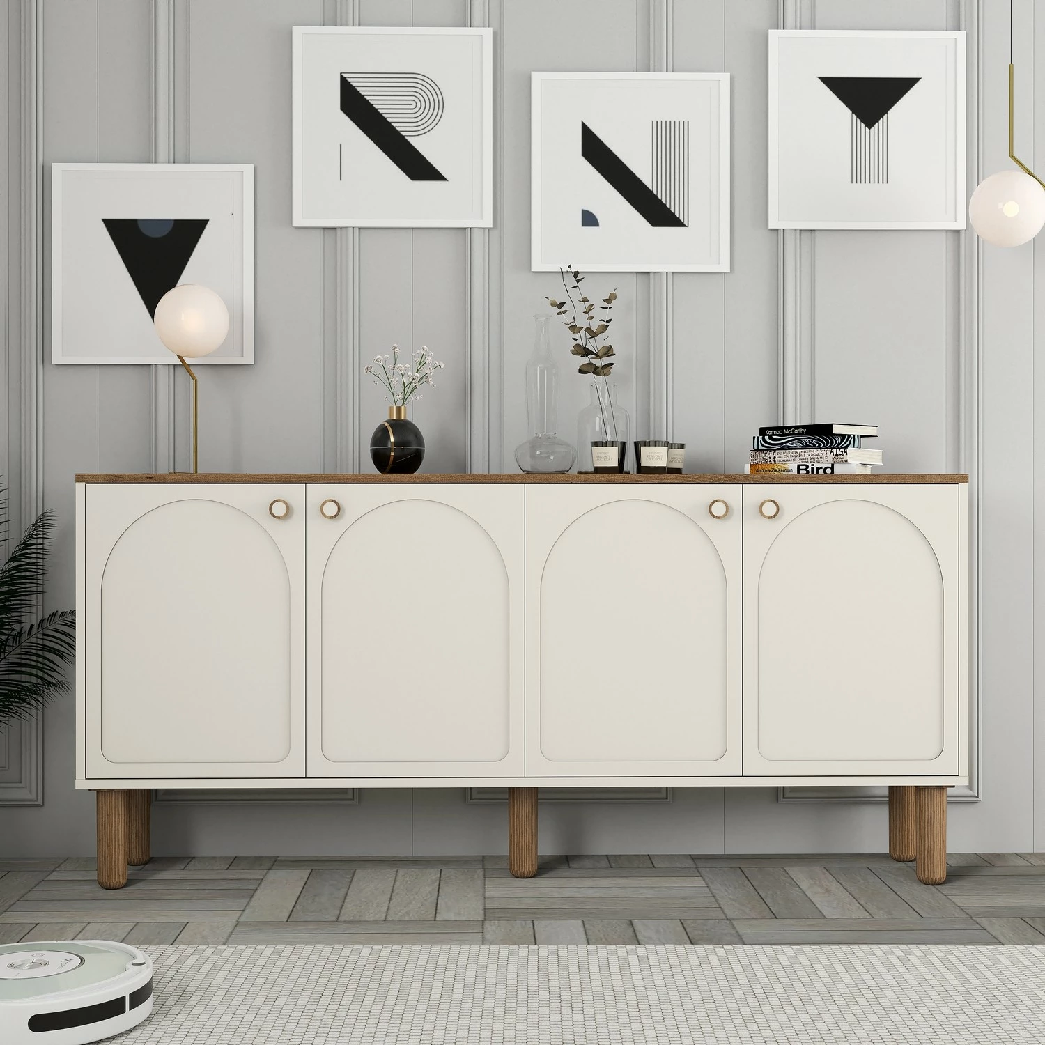 Konsol krem Skye Decor, Bohem 849