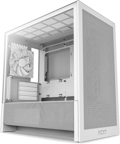 Kasë kompjuteri NZXT H3 Flow (CC-H31FW-01), e bardhë 