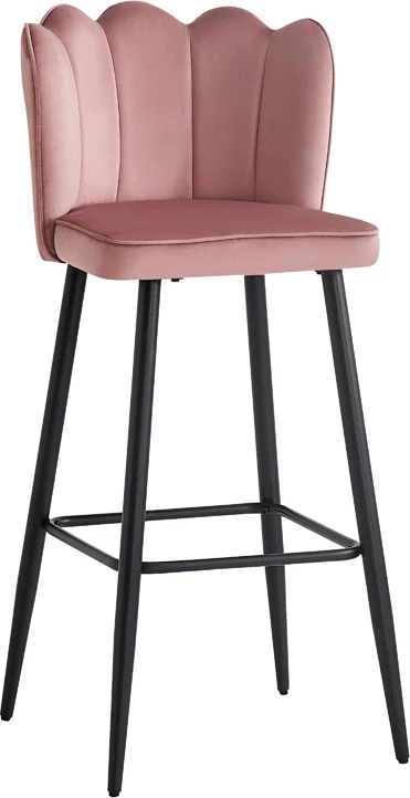 Karrige për bar Velvi, ngjyrë mollë e kalbur, 43x62x95cm