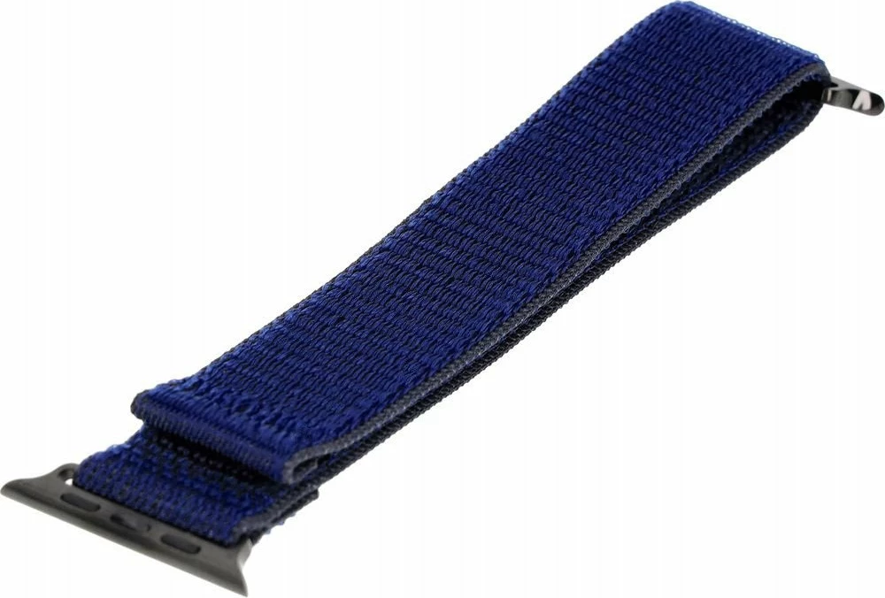 Rrip najloni Sporty Fixed FIXNST2-434-DBL për Apple Watch 42/44/45mm, mbyllje Velcro, 160-210 mm, blu e errët