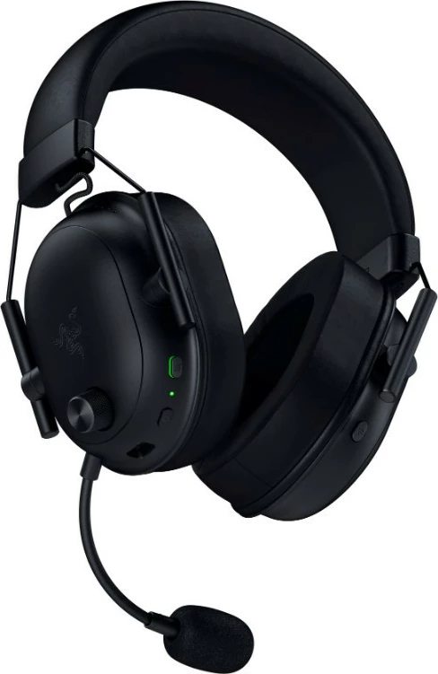 Kufje gaming wireless Razer BlackShark V2 HyperSpeed, 2.4 GHz + Bluetooth 5.2, mikrofon HyperClear, drajvera 50 mm TriForce, bateri 70 orë, USB-C, black