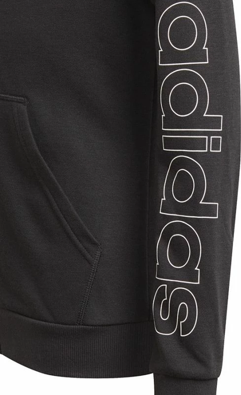 Duks me kapuç për vajza adidas, i zi [Madhësia: 164 cm]