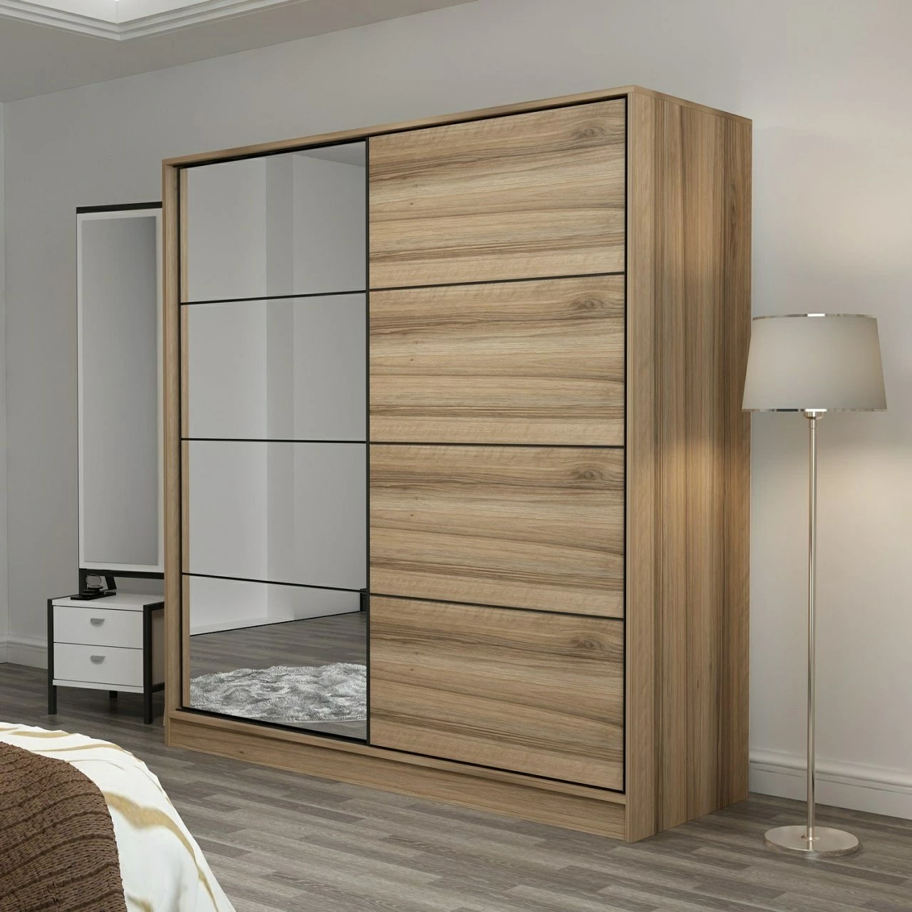 Dollap Skye Decor, ngjyrë dore, 220x210x52 cm