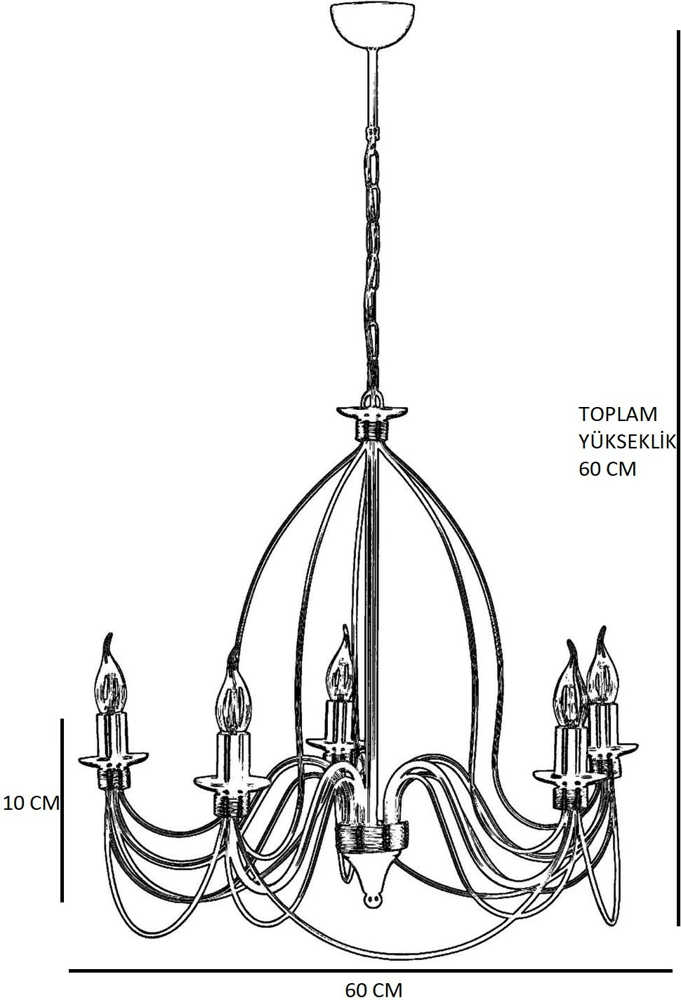 Llambadar Opviq, 7756-6, shumëngjyrësh