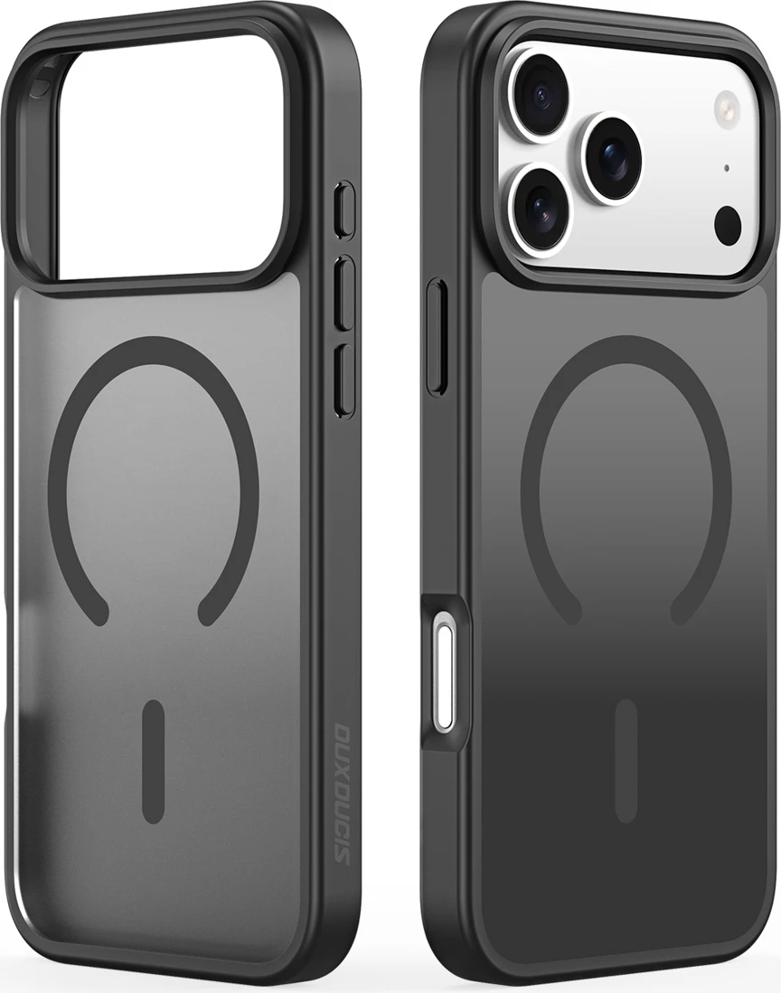 Mbështjellës Dux Ducis Yind për iPhone 17 Pro, MagSafe, i zi