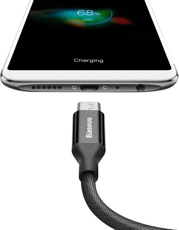 kabllo USB-A në MicroUSB Baseus Yiven 1.5m, e zezë