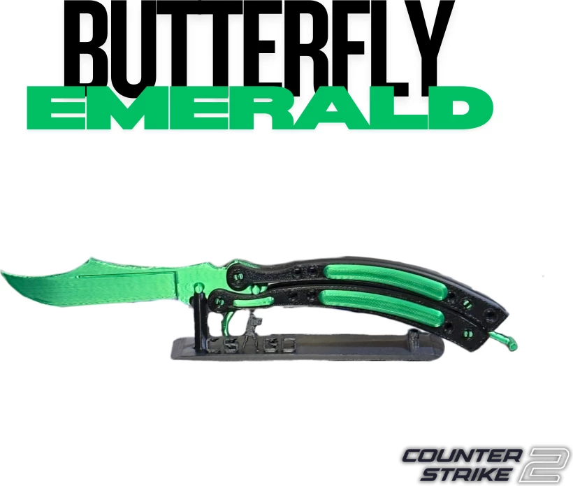 Thikë CS2/CS:GO - Butterfly Emerald