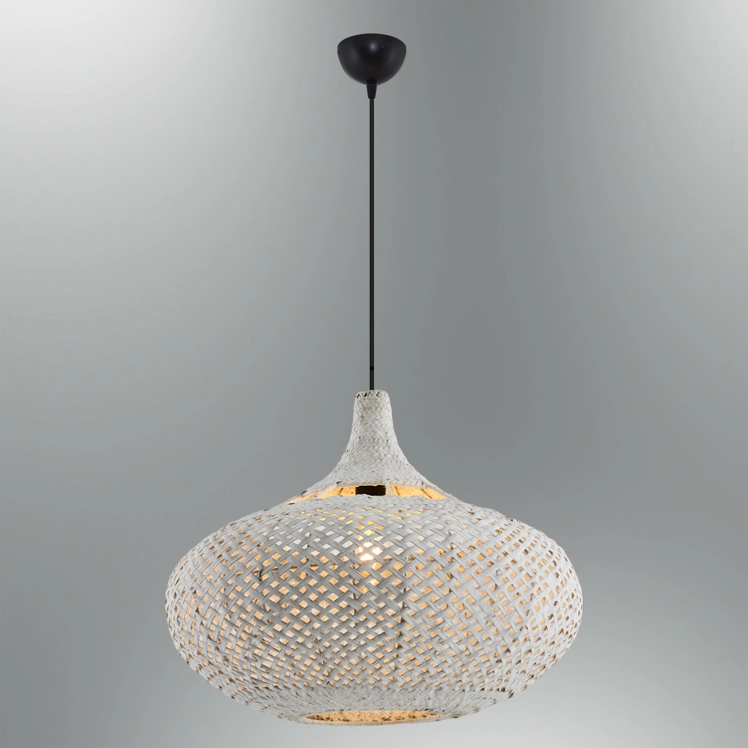 Llambë tavani Opviq, 4461-16-01, e bardhë, kapak ratan, 50x120cm