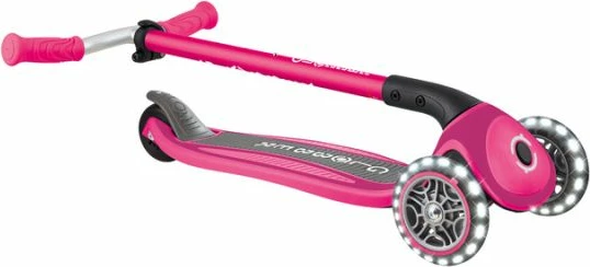 Trotinetë tre rrota Globber MASTER LIGHTS 663-110, fuchsia