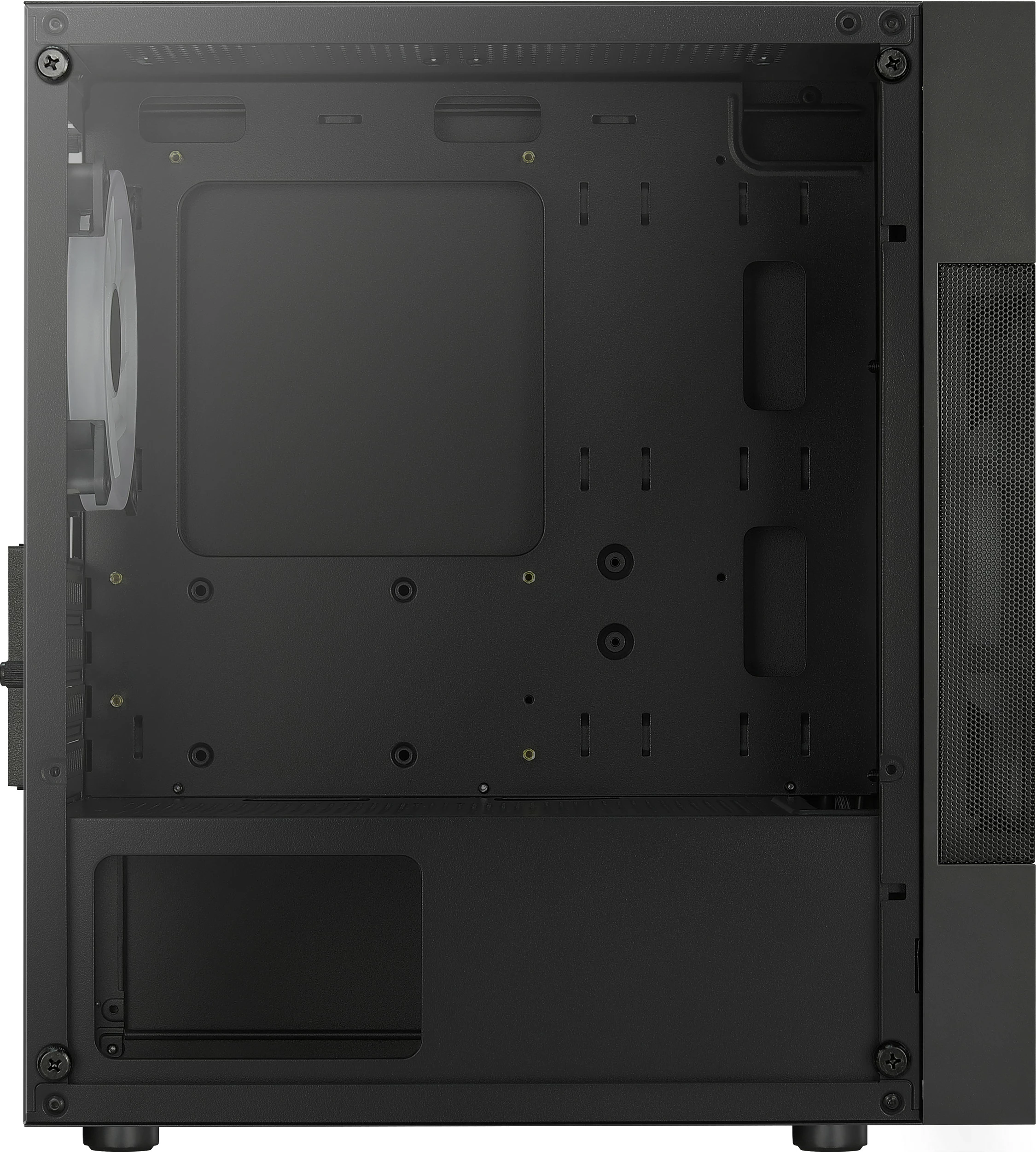Kasë Aerocool Atomic Lite v1, Mini Tower, microATX/Mini-ITX, RGB, e zezë