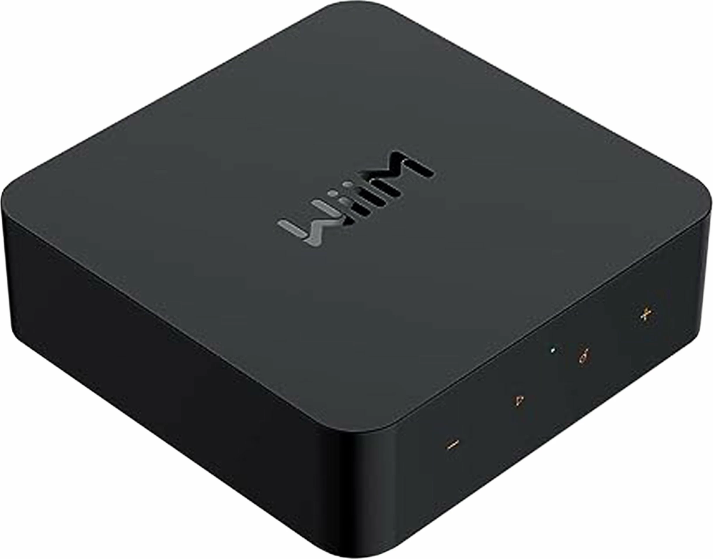 Streamer audio WiiM Pro Plus Roon Ready Hi-Res, Wi‑Fi/Bluetooth/Ethernet, i zi, me telekomandë