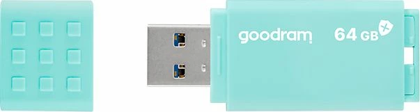 USB memorje GoodRam UME3 CARE 64 GB, USB 3.2 Gen 1, antibakteriale, mint
