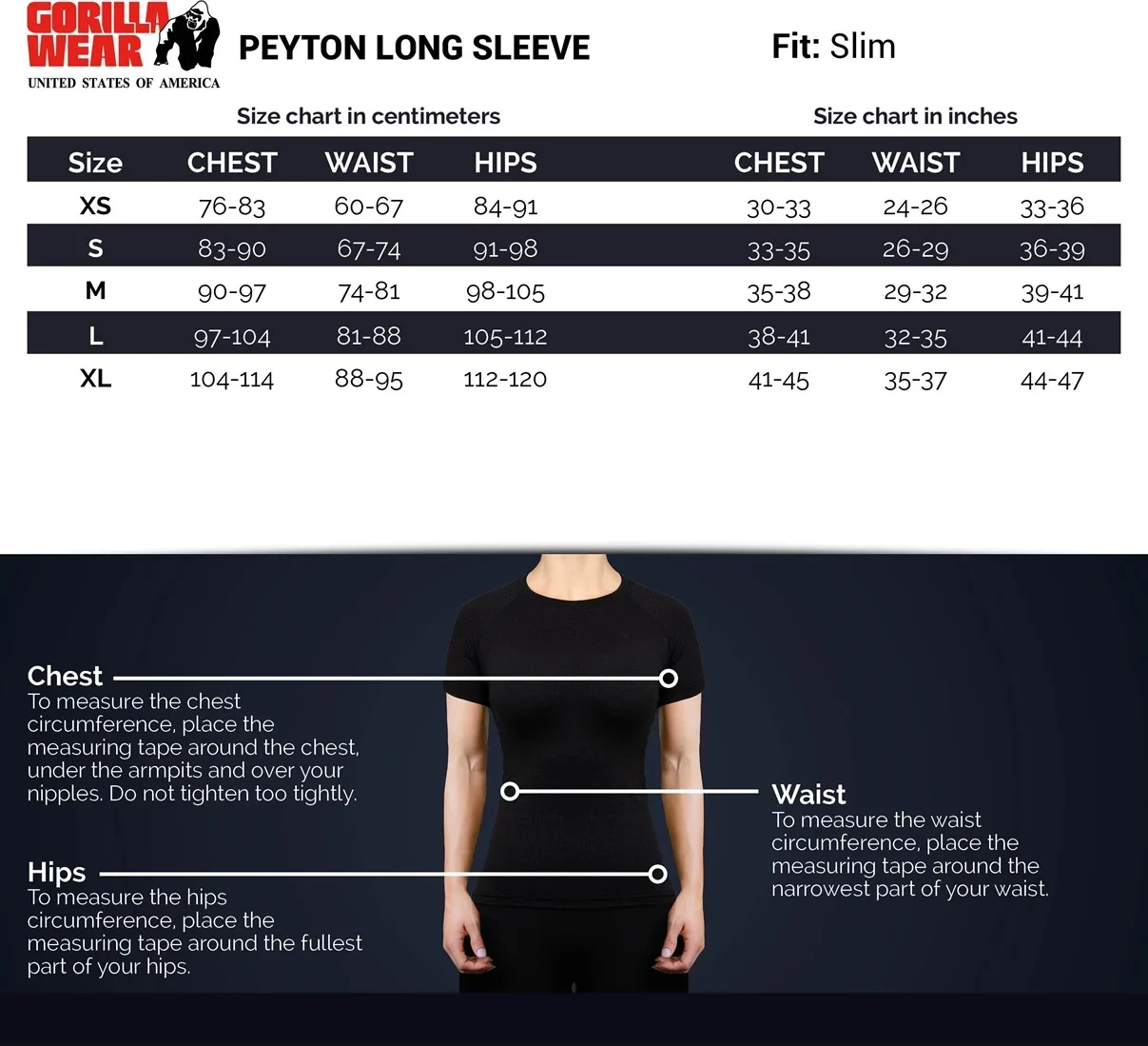 Peyton Long Sleeve - Black [Madhësia: S]