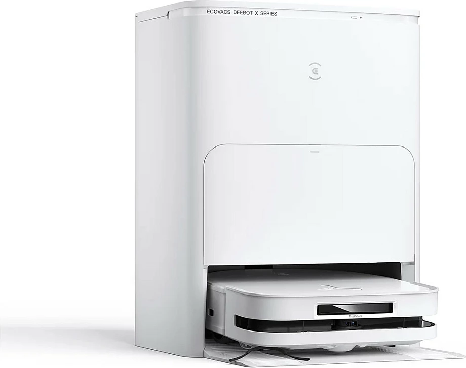 Robot fshesë Ecovacs Deebot X5 Omni, pa qese, stacion me qese pluhuri 3.5 L, fshirje e lagët, e bardhë