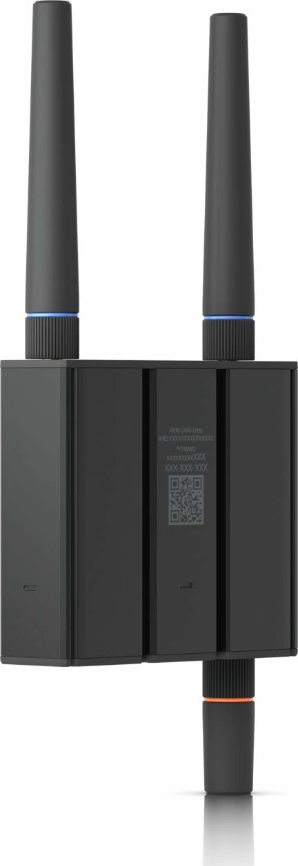 Router Ubiquiti UMR-Ultra 4G LTE, Wi‑Fi 4 2.4GHz, 2x LAN, slot SIM, i zi, me montim mur/DIN