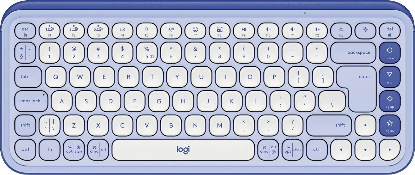 Tastierë wireless Logitech POP Icon Keys 920-013074, US INTL, pa numpad, Lavender