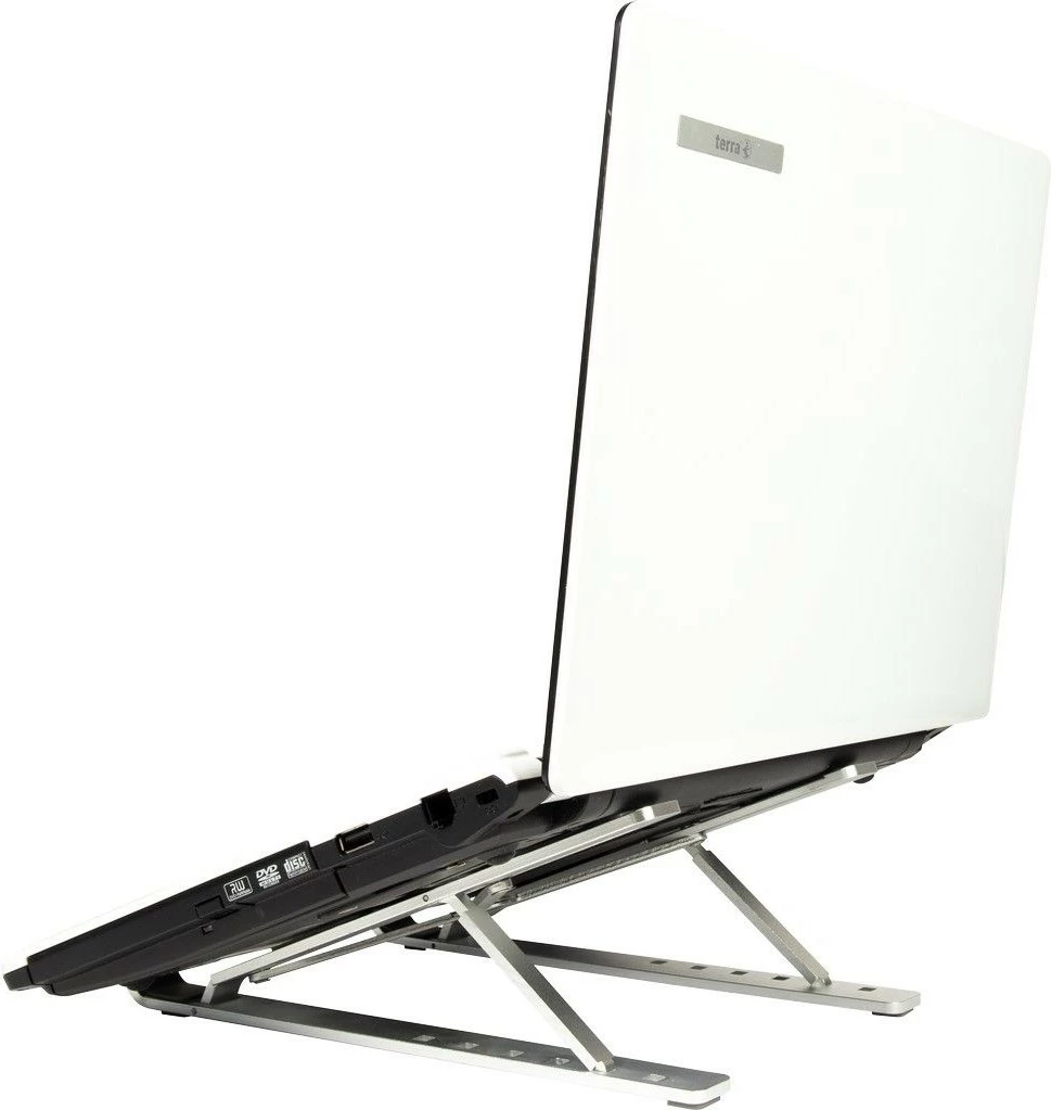 Qëndrim laptopi Inter-Tech NBS-200, deri 15.6 inç, i rregullueshëm, argjendtë