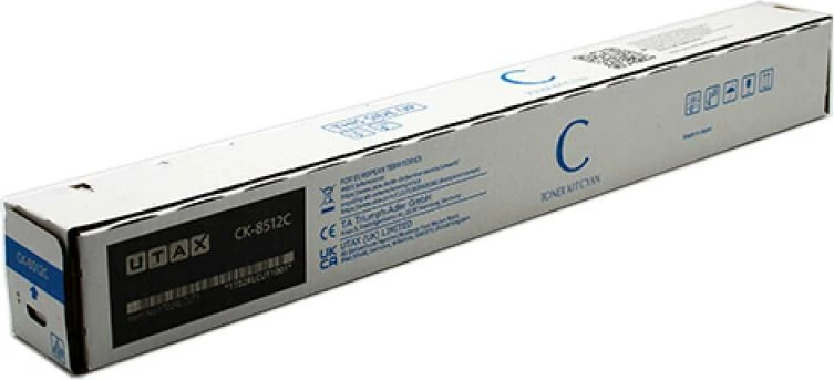 Toner Utax CK-8512 (CK8512) 1T02RLCUT1 rendiment 9,750–23,700 faqe, cyan