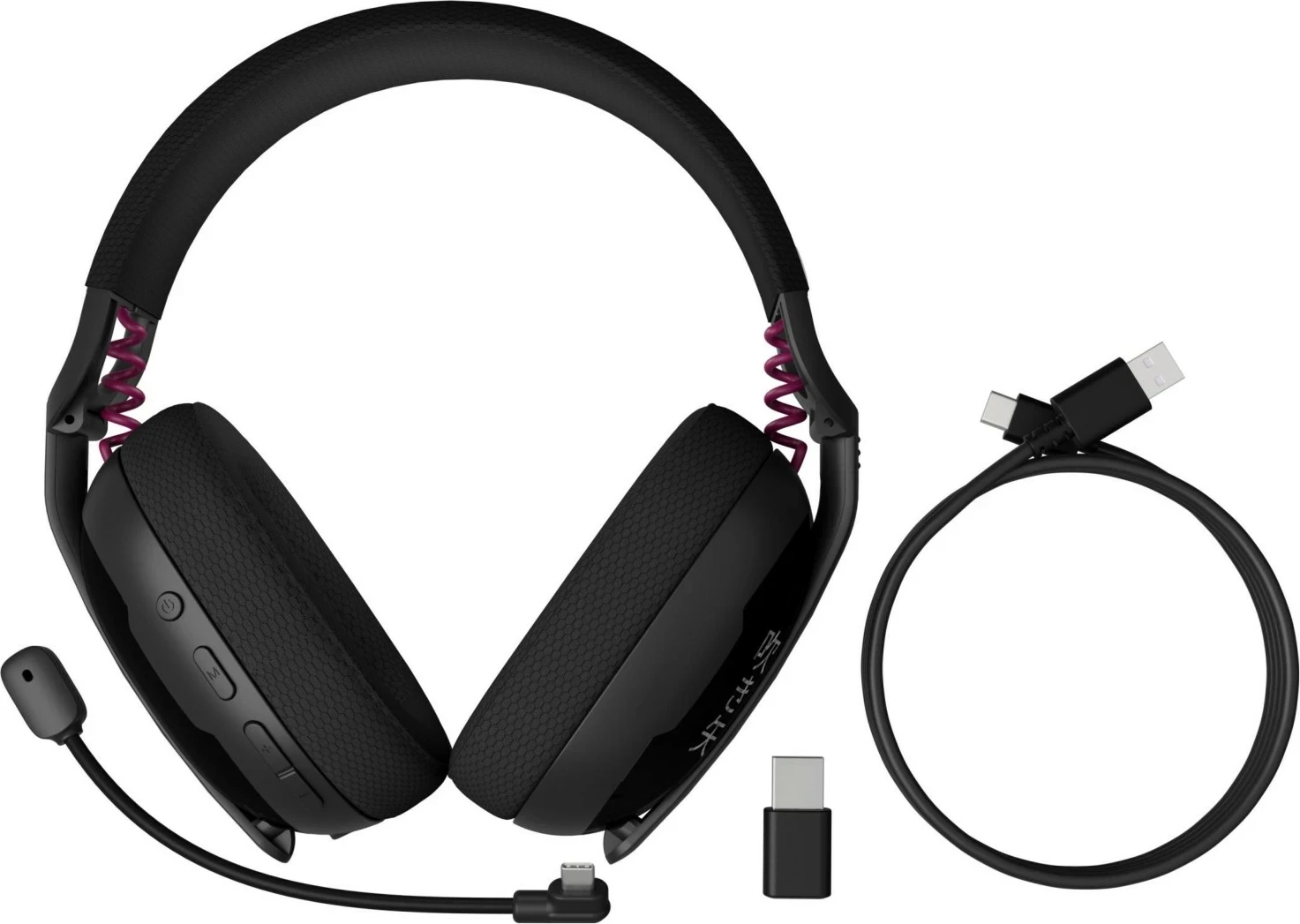 Kufje Fury Fukiya F6, wireless, Bluetooth 5.4, mikrofon i lëvizshëm, të zeza