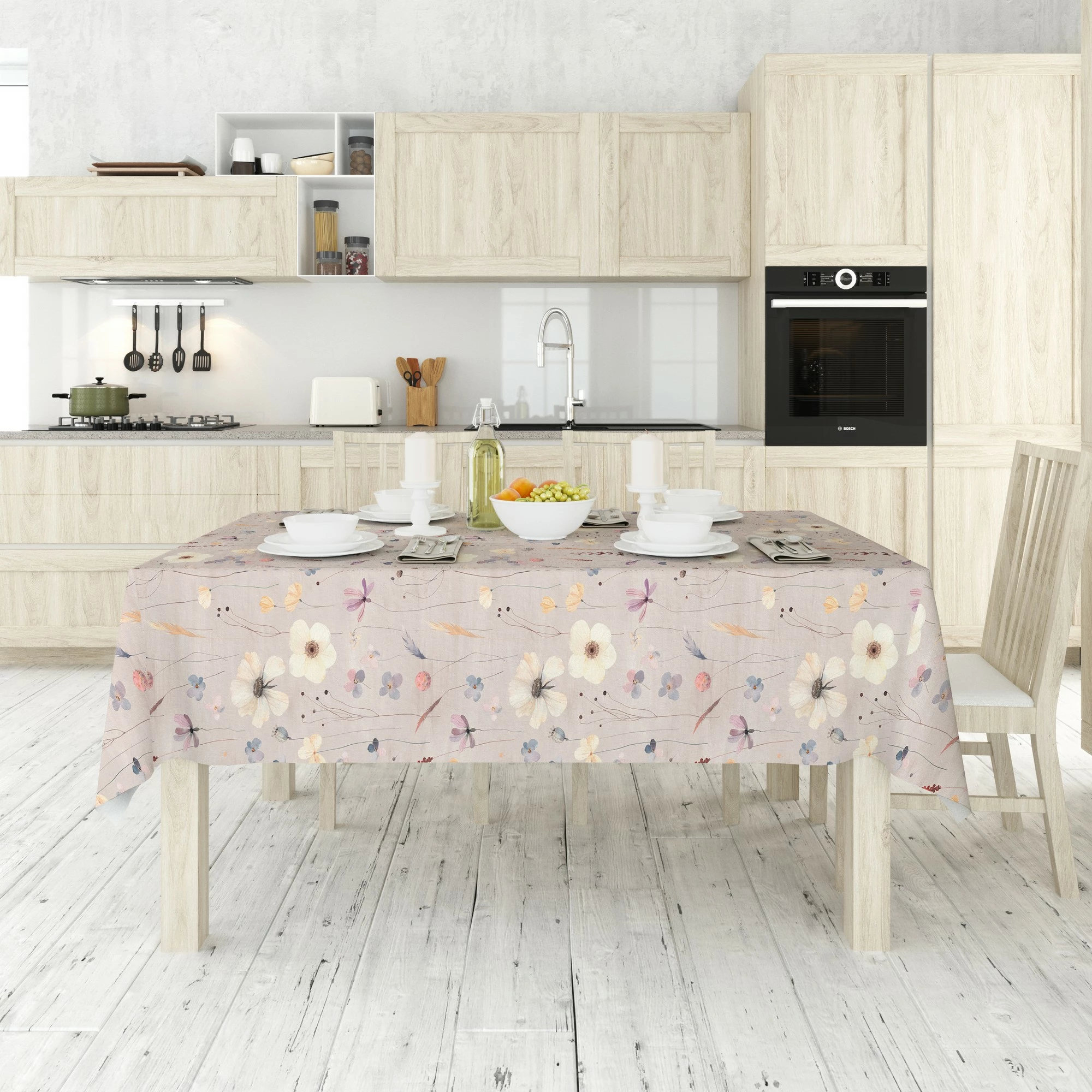 Mbulesë tavoline Hermia, Asr-tblclt25-18, 140x220 cm