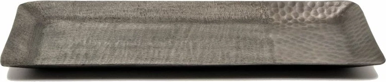 Tabaka dekorative FADE, alumin, e zezë, 40x17x2 cm