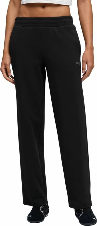 Pantallona për femra Puma ESS Elevated Straight Leg 691817 01, të zeza