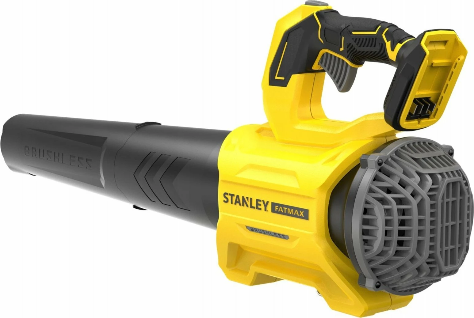 Fryrës gjethesh me bateri Stanley Fatmax V20 SFMCBL730B-XJ, 18V, brushless, 177 km/h, pa bateri/karikues, e verdhë/zezë