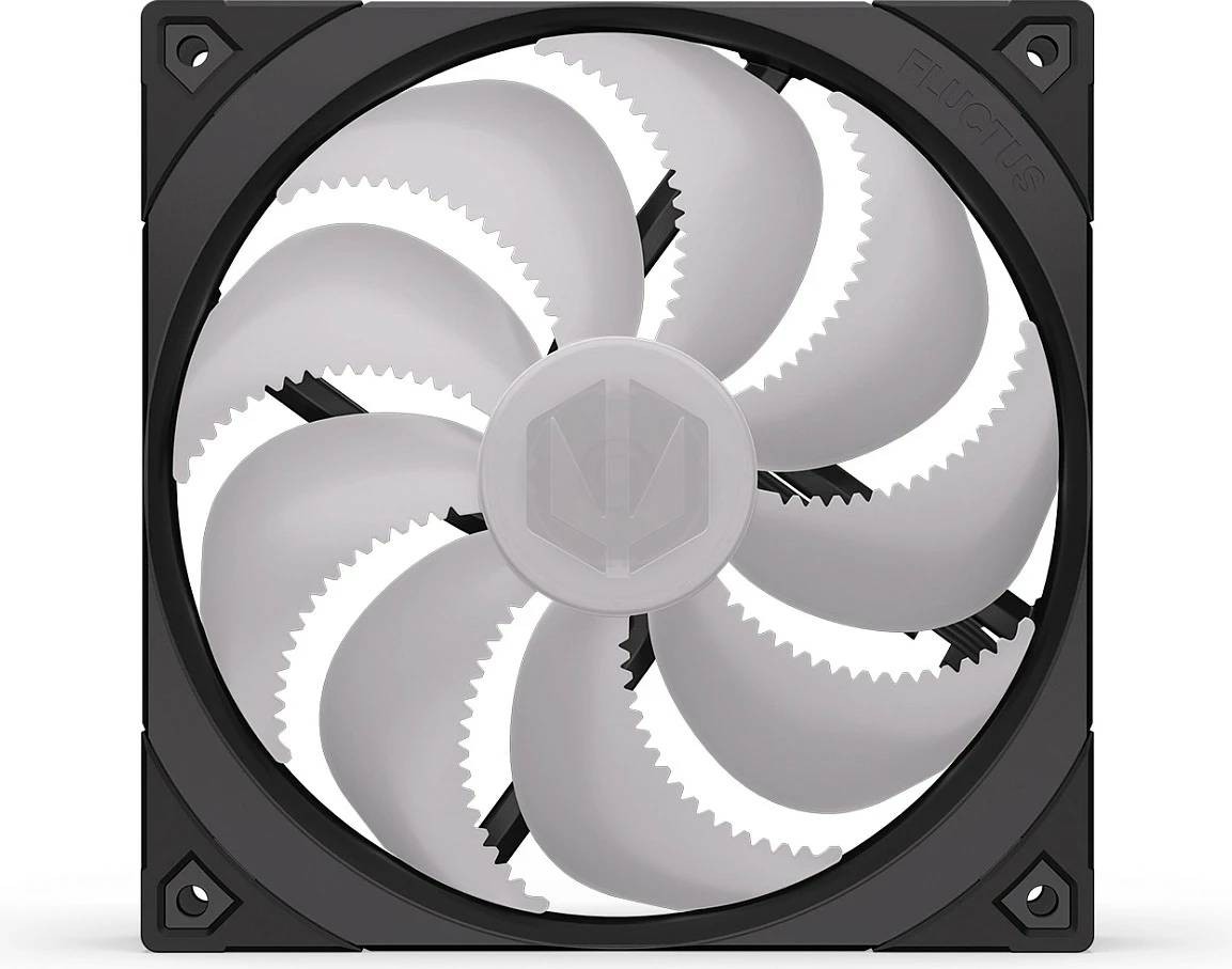 Ventilator kasë Endorfy Fluctus 140 PWM ARGB, 140mm, FDB, ARGB 5V, zi/bardhë