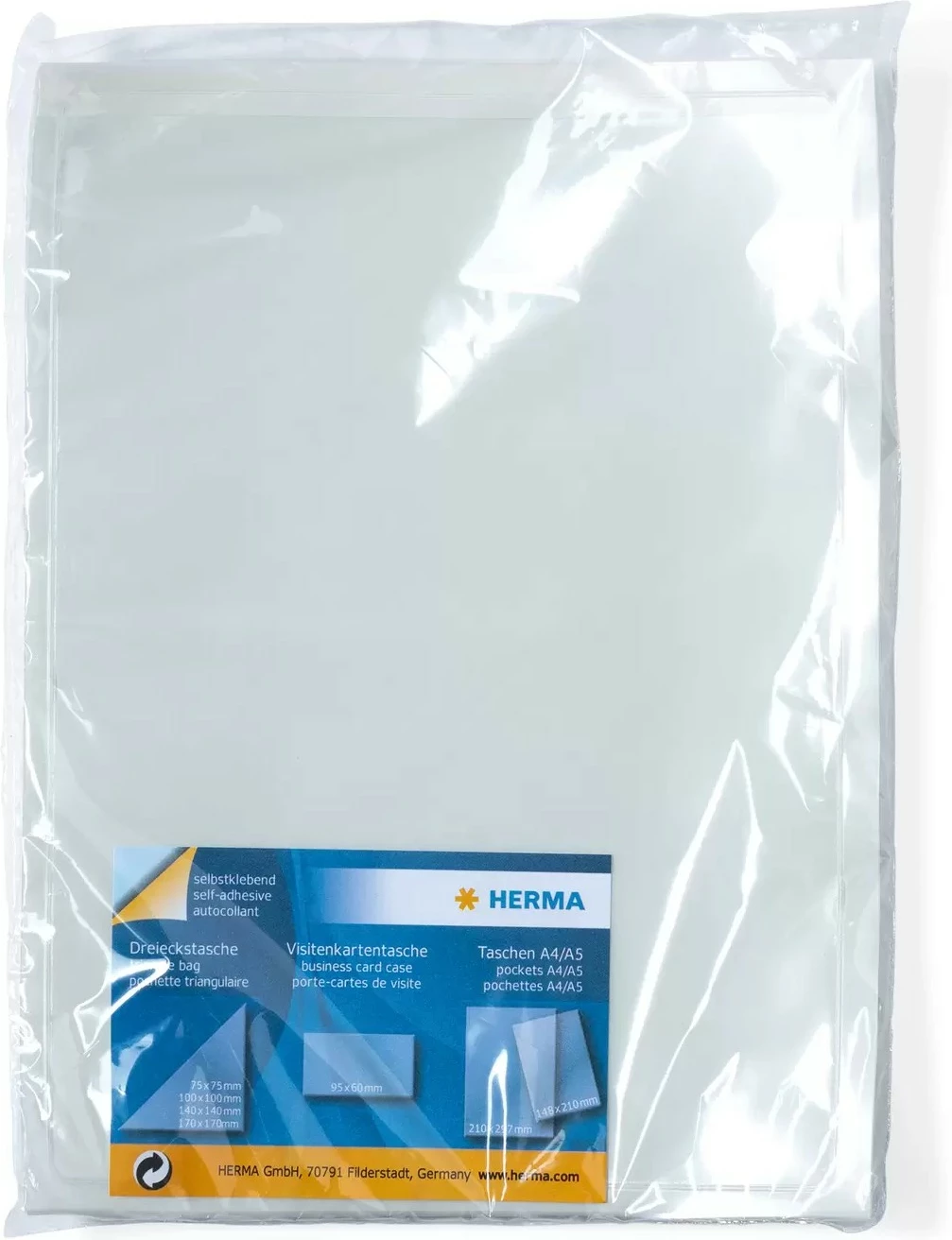Etiketa transparente HERMA 1428, 148x210mm, 10 copë