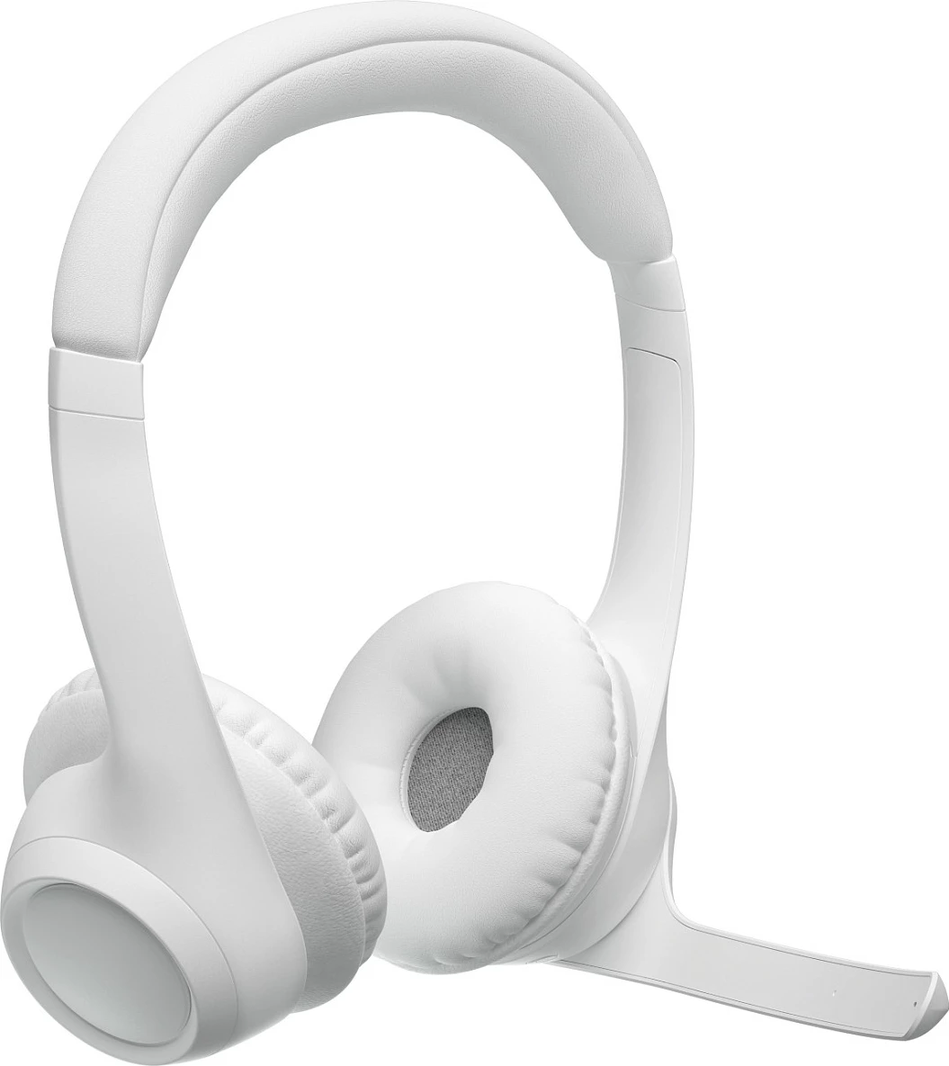 Headset Logitech Zone 300 wireless, 20 orë bateri, Bluetooth 5.3, off-white