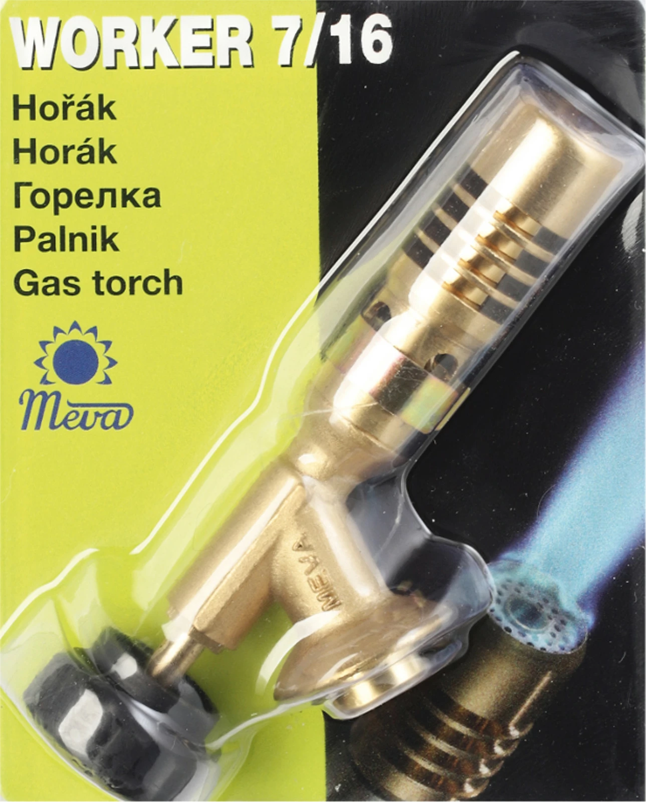 Djegës gazi Meva WORKER, 1.8kW, valvul 7/16"